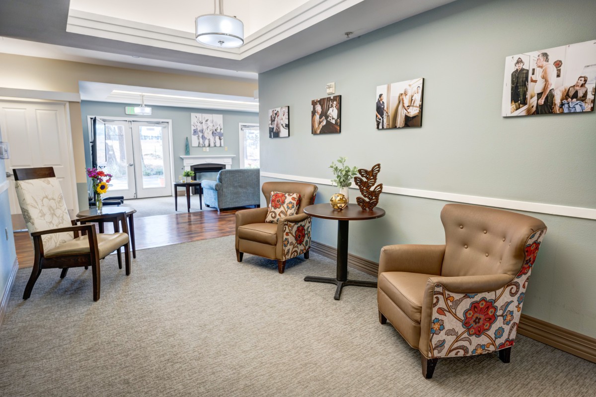 A cozy living room with comfortable seating and tasteful decor.