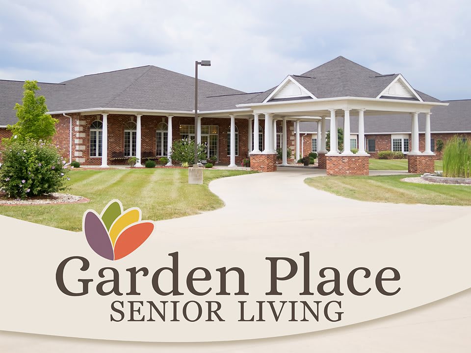 Garden Place Senior Living facility exterior view.