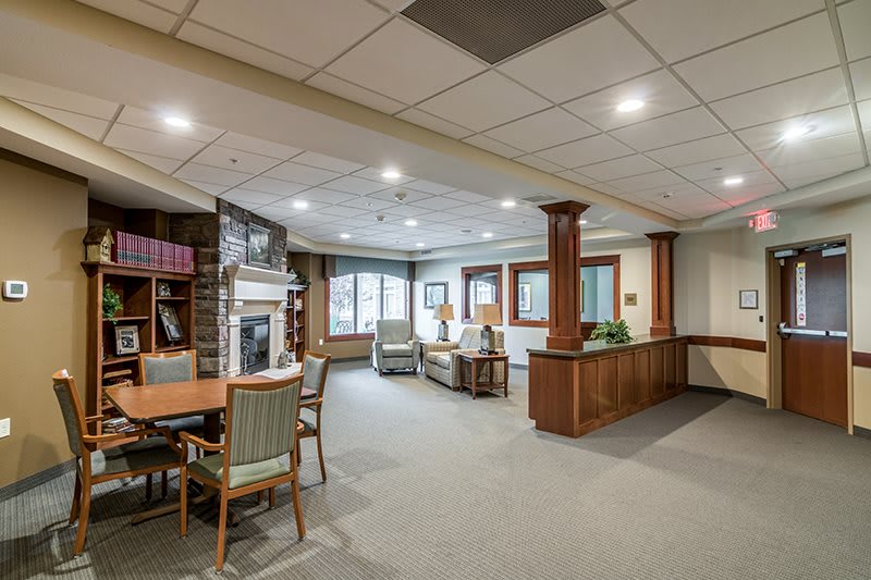 Lobby or seating area.