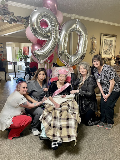 Celebrating a wonderful 90 years of life surrounded by loved ones!