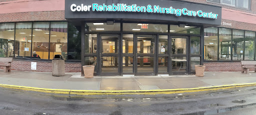 Entrance of Coler Rehabilitation & Nursing Center.