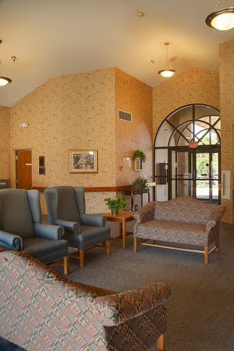 A welcoming lobby area featuring comfortable seating and an inviting entrance.
