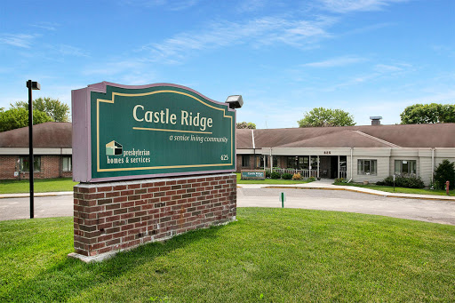 Entrance sign of Castle Ridge, a residential community.