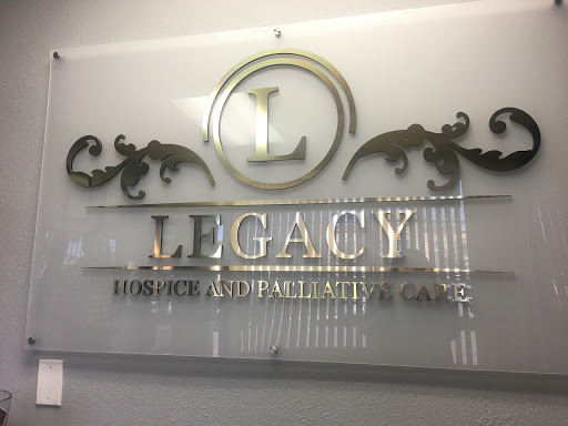 A sleek and modern sign for 'Legacy', highlighting its focus on research and quality in game.