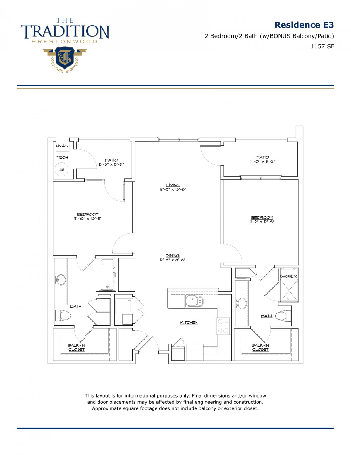 A detailed floor plan of an apartment, showcasing the layout of different rooms.