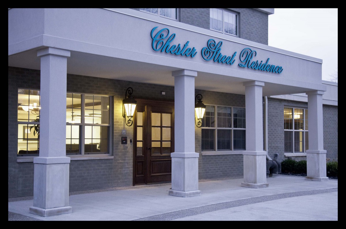 The entrance of Chester Beat Boutique with visible signage and architectural features.