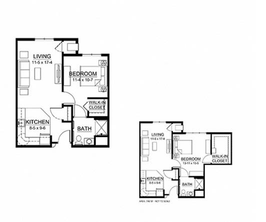 A two-story residential floor plan illustrating the layout of rooms and amenities.