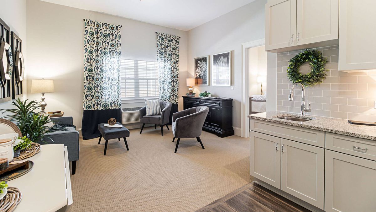 A modern living room with stylish furniture, natural lighting, and elegant decor.
