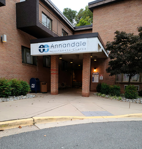 Entrance to Annandale healthcare facility.