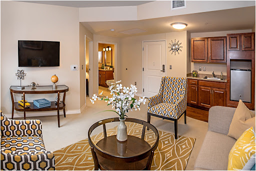 A cozy living room featuring stylish furnishings and modern decor.